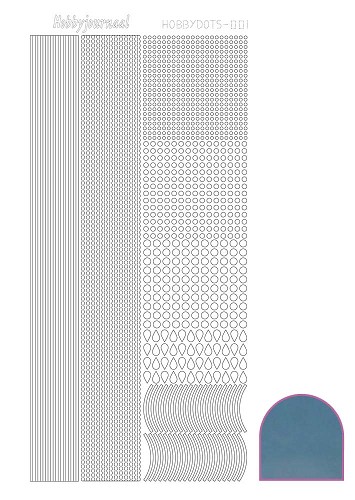 Hobbydots sticker - Mirror - Ice