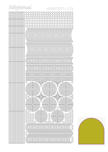 Hobbydots sticker - Mirror - Yellow