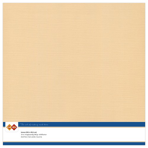 Linnenkarton - 30.5 x 30.5 - Zand