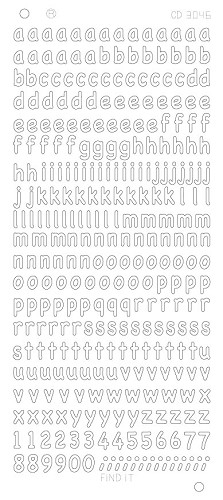 Alphabet Platinum - Zilver