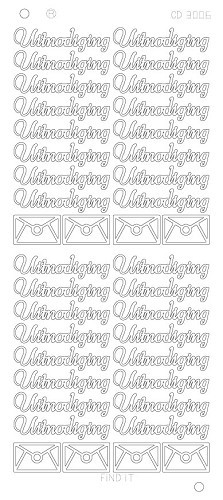 Uitnodiging platinum - Goud