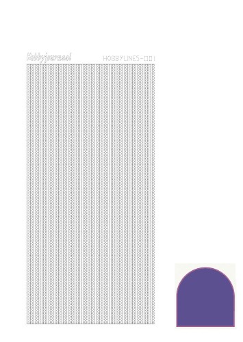 Hobbylines sticker - Mirror Violet