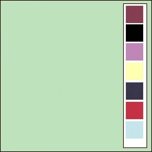 Linnenkarton - Oplegkaartjes - Midden groen