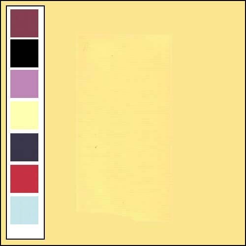 Linnenkarton - Oplegkaartjes - Licht geel