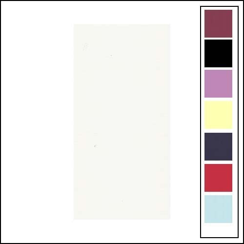 Linnenkarton - Oplegkaartjes - Wit