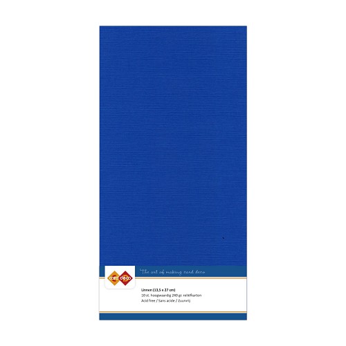 Linnenkarton - Vierkant - Ultramarijn