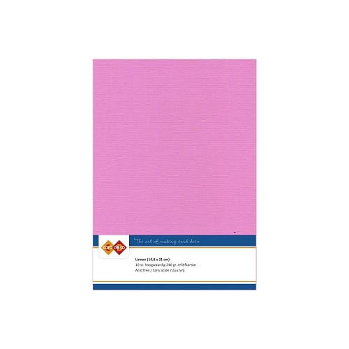 Linnenkarton - A5 - Fuchsiapaars