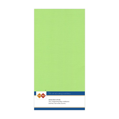 Linnenkarton - Vierkant - Mei groen