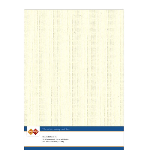 Linnenkarton - A4 - Creme