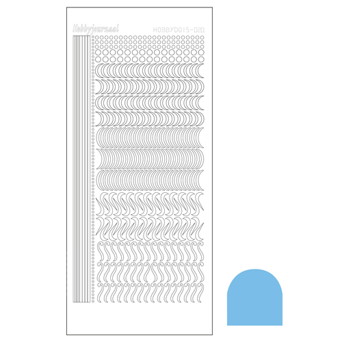 Hobbydots sticker - Mirror Ice
