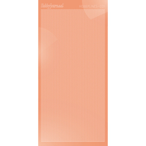Hobbydots sticker - Mirror - Salmon