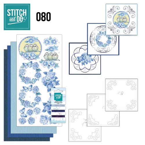 Stitch and Do 80 - Vintage Bloemen