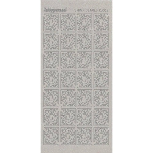 Shiny Details Corners 2 - Zilver