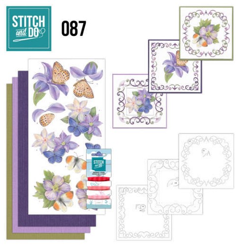 Stitch and Do 87 - Purple Flowers