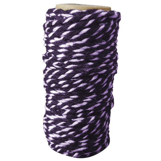 Card Deco Essentials - Bakers Twine Purple/White&nbsp;