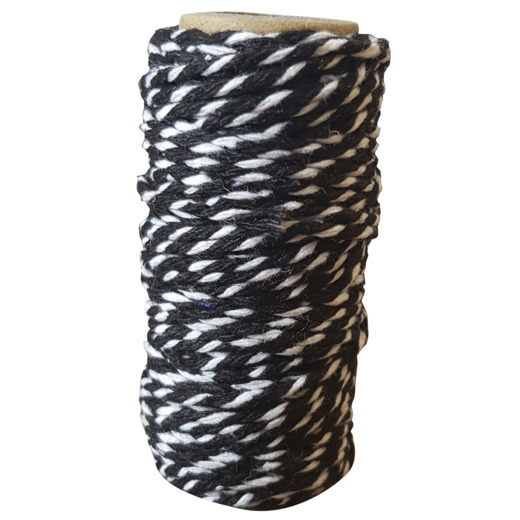 Card Deco Essentials - Bakers Twine black/white&nbsp;