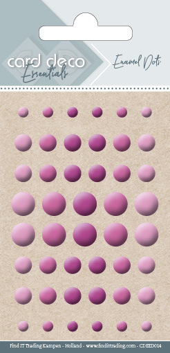 Card Deco Essentials - Enamel Dots Pink