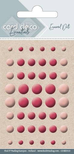 Card Deco Essentials - Enamel Dots Orange