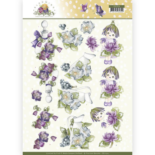 3D Knipvel - Precious Marieke - Blooming Summer - Summer Scenes