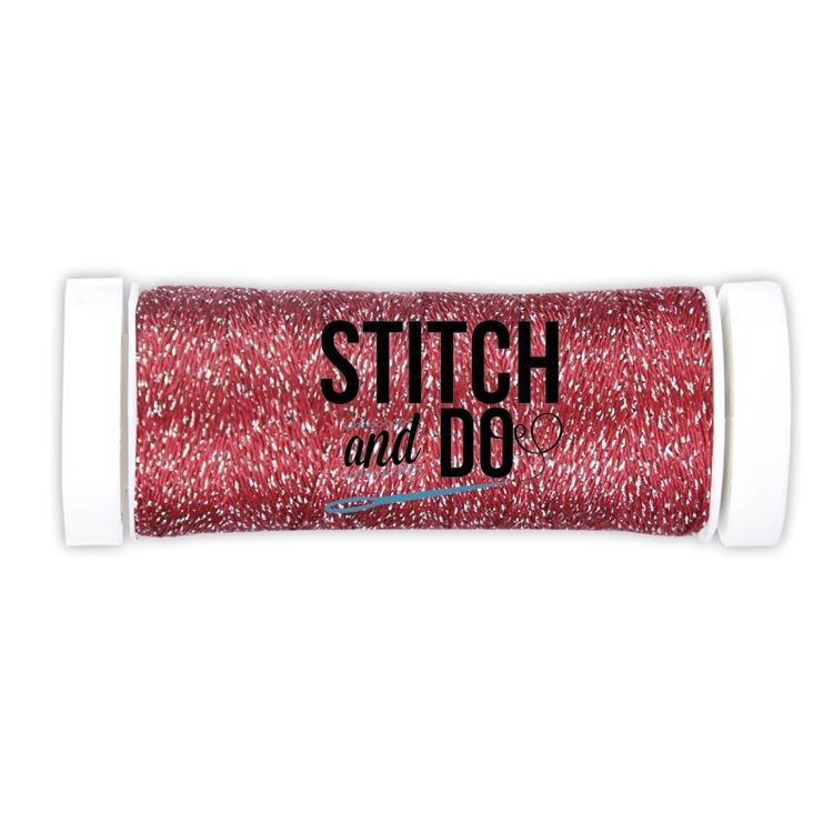 Stitch and Do Sparkles Embroidery Thread Red