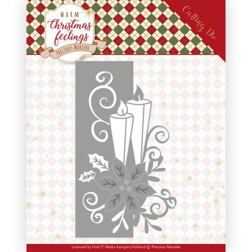 Dies - Precious Marieke - Warm Christmas Feelings - Candle Edge