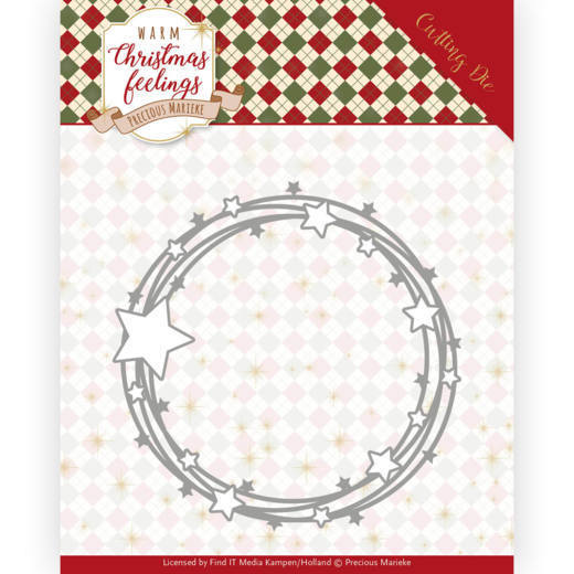 Dies - Precious Marieke - Warm Christmas Feelings - Star Circle