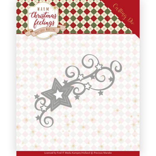 Dies - Precious Marieke - Warm Christmas Feelings - Christmas Swirls