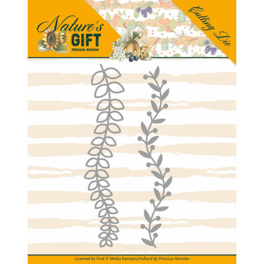 Dies - Precious Marieke - Nature's Gift - Leaves Border