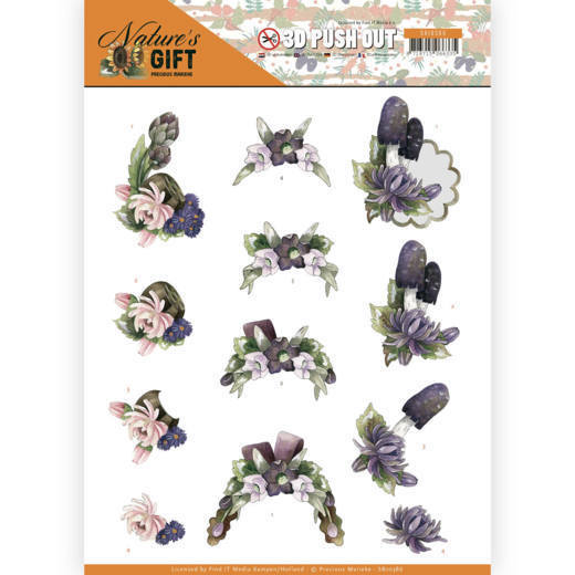 3D Pushout - Precious Marieke - Nature's Gift - Purple Gift