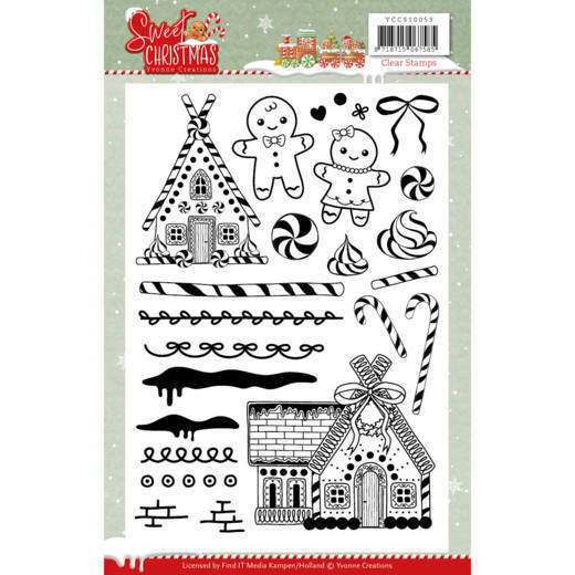 Clear Stamps - Yvonne Creations - Sweet Christmas