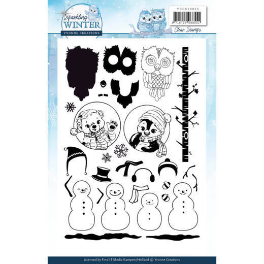 Clear Stamps - Yvonne Creations - Sparkling Winter