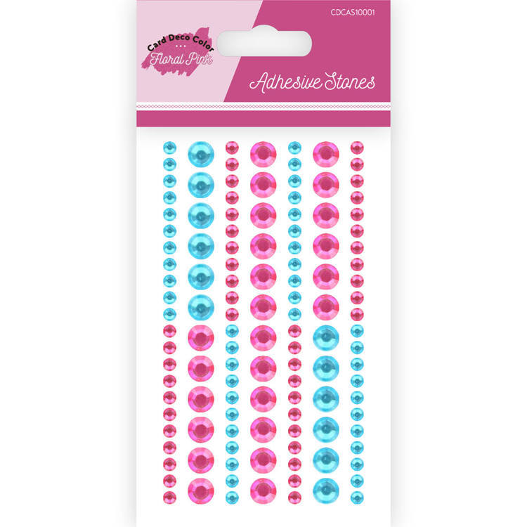 Adhesive Stones - Yvonne Creations - Floral Pink