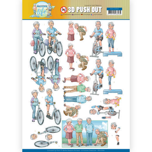 3D Pushout - Yvonne Creations - Active Life - Active Moving