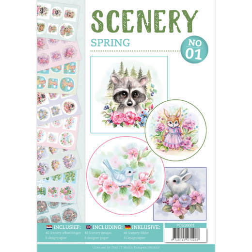 Push Out book Scenery 1 - Spring