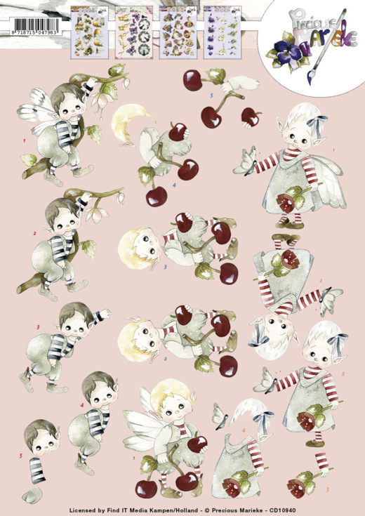 3D cutting sheet - Precious Marieke - Elves