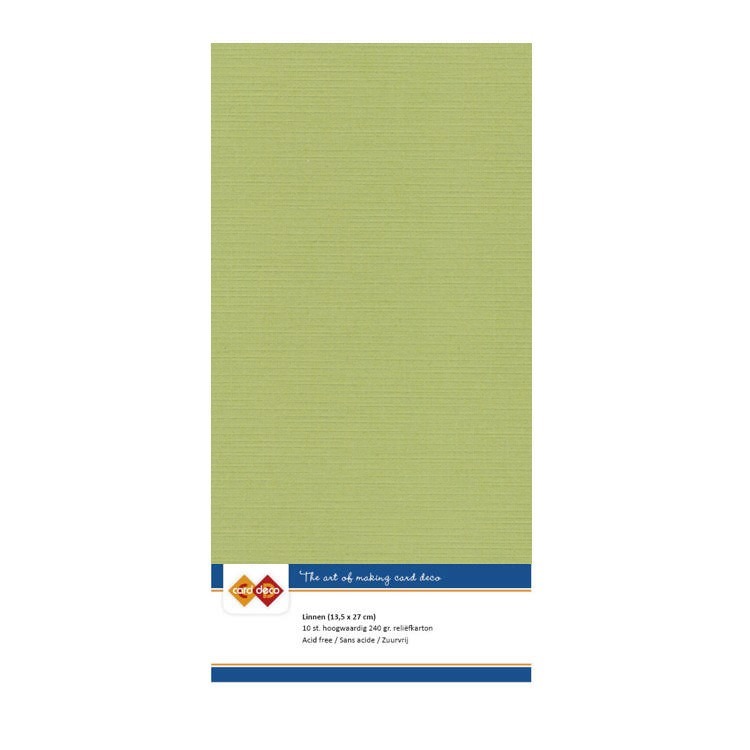 Linen Cardstock - 4K - Avocado Green