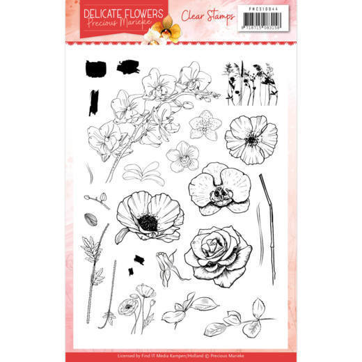 Clear Stamps - Precious Marieke Delicate Flowers