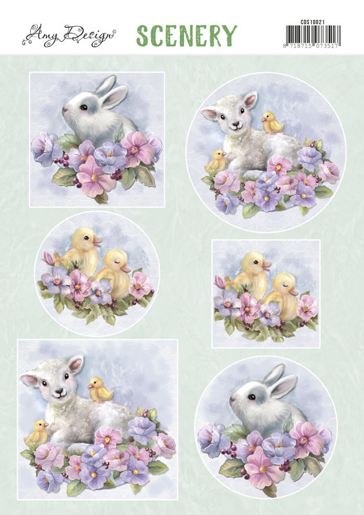 Push Out Scenery - Amy Design - Spring Animals