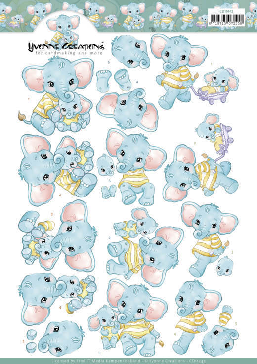 3D Cutting Sheet - Yvonne Creations - I will protect you