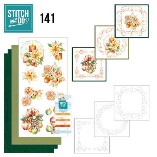 Stitch and Do 141 - Jeanine's Art - Salmon Christmas Baubles