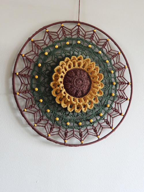 Funny Haakpaketten Mandala Sunflower