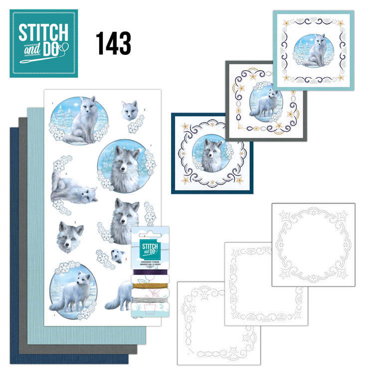 Stitch and Do 143 - Amy Design - Winter Foxes 