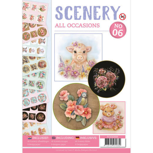 Push Out boek Scenery 6 - All Occasions