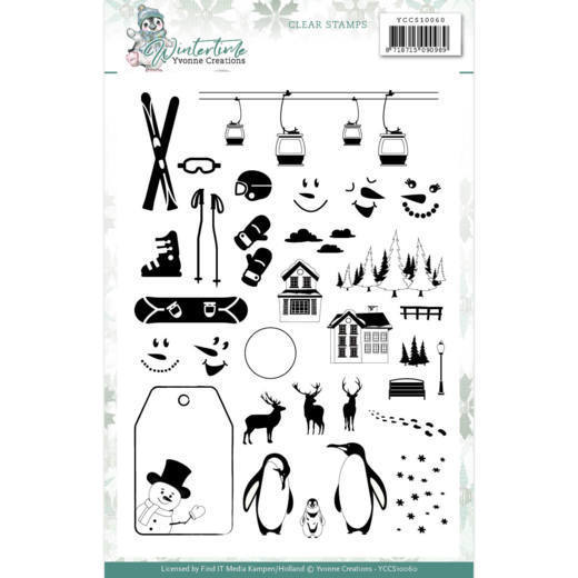 Clear Stamps - Yvonne Creations - Winter Time