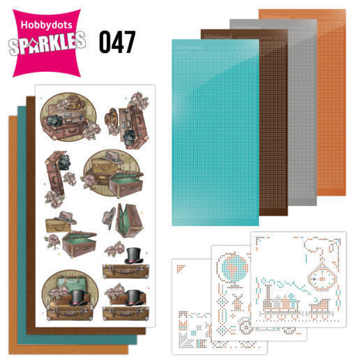Sparkles Set 47 - Yvonne Creations - Good Old Days - Suitcase