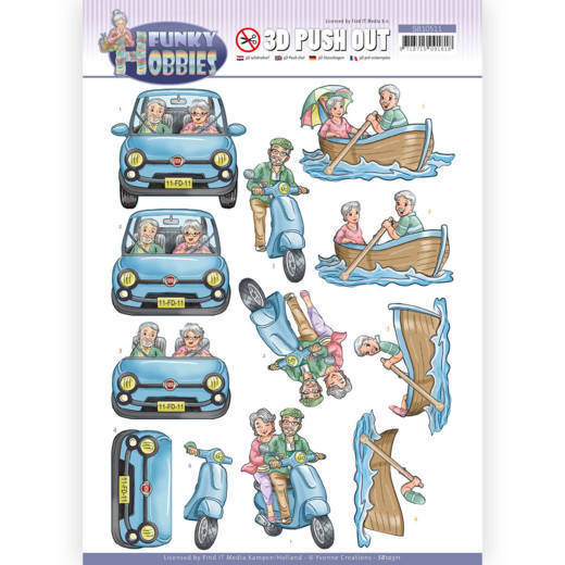 3D Push Out - Yvonne Creations - Funky Hobbies - A day out
