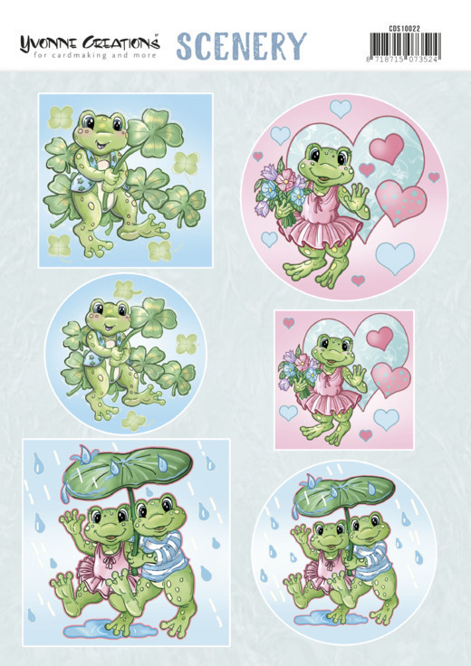 Scenery - Yvonne Creations - Happy Frogs