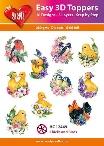 Easy 3D Designs pakket Chicks and Birds
