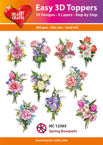 Easy 3D Designs pakket Spring Bouquets