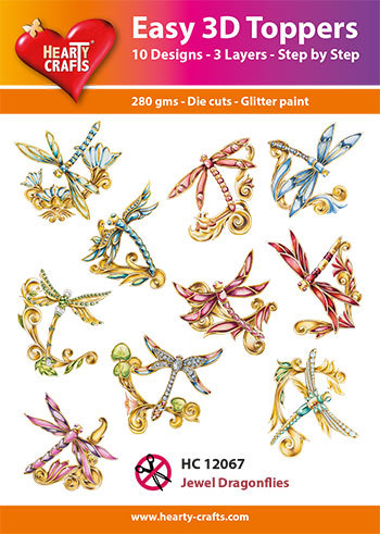 Easy 3D Designs pakket Jewel Dragonflies